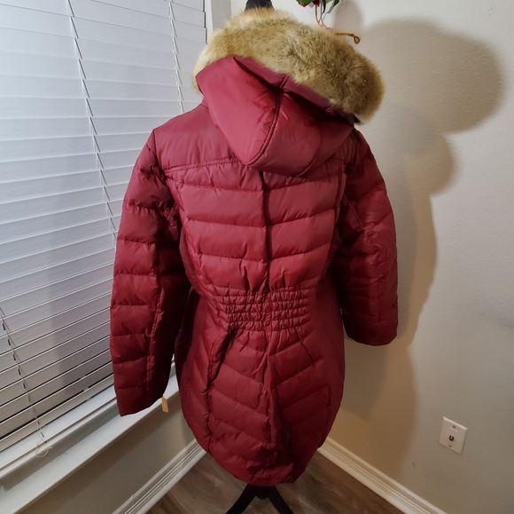 Michael Kors maxi puffer faux fur hooded coat - Picture 6 of 9